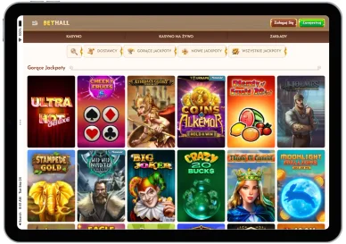 BetHall Casino Jackpoty Jackpoty